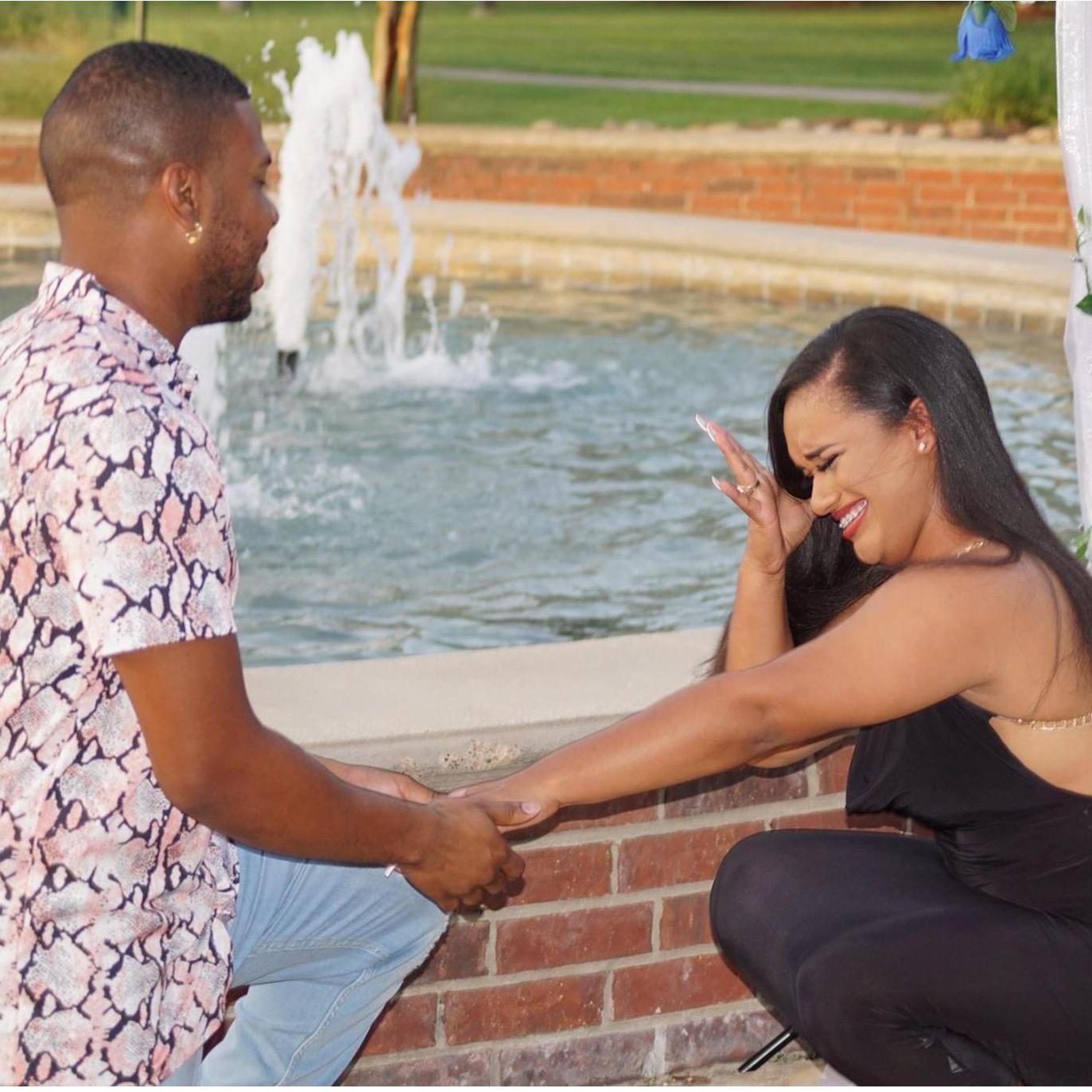 When Nick asked for my hand in marriage