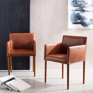 Ellis Faux Leather Dining Armchair