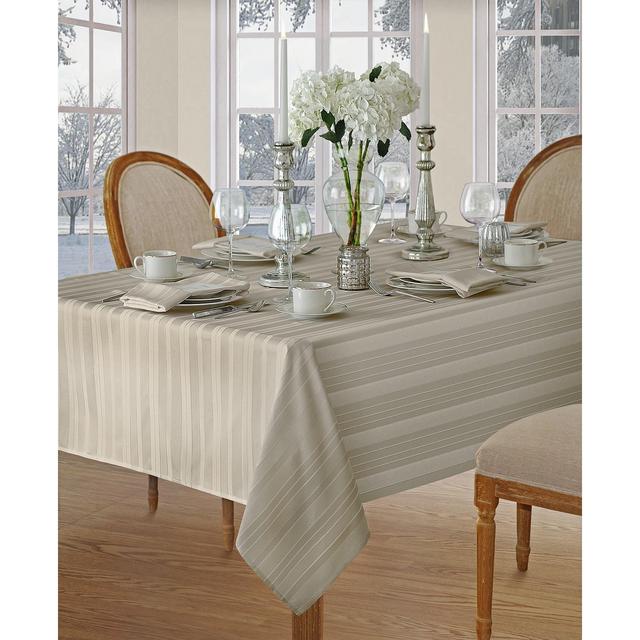 Elrene Denley Stripe 60"x 84" Tablecloth