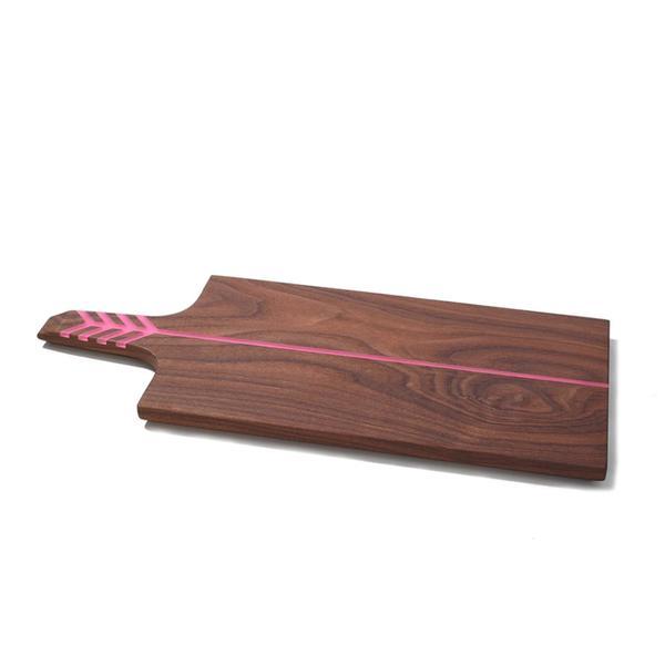 ARROWBOARD WALNUT // ELECTRIC PINK