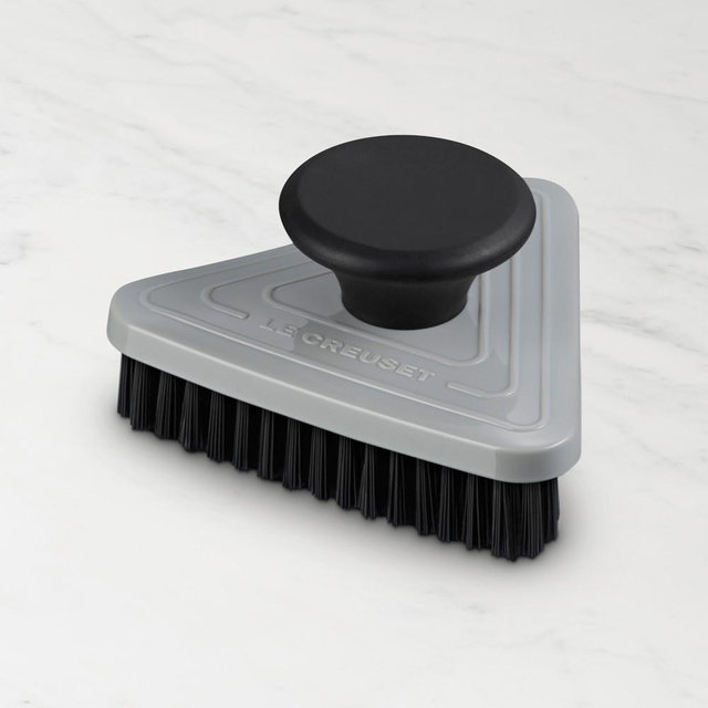 Triangular Grill Pan Brush, French Grey