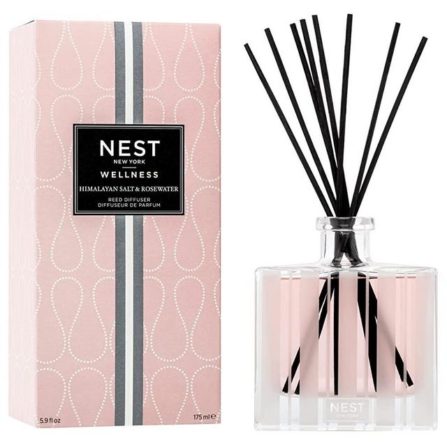 NEST Fragrances Himalayan Salt & Rosewater Reed Diffuser, 5 Fluid Ounces
