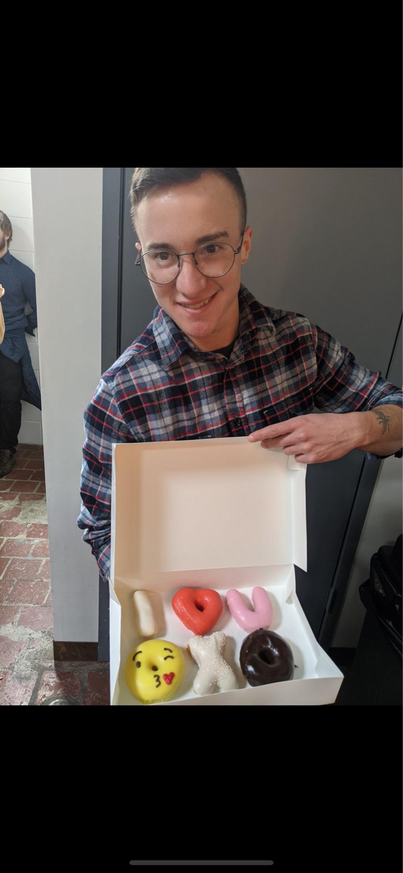 He’s always down for donuts