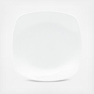 White on White Square Platter