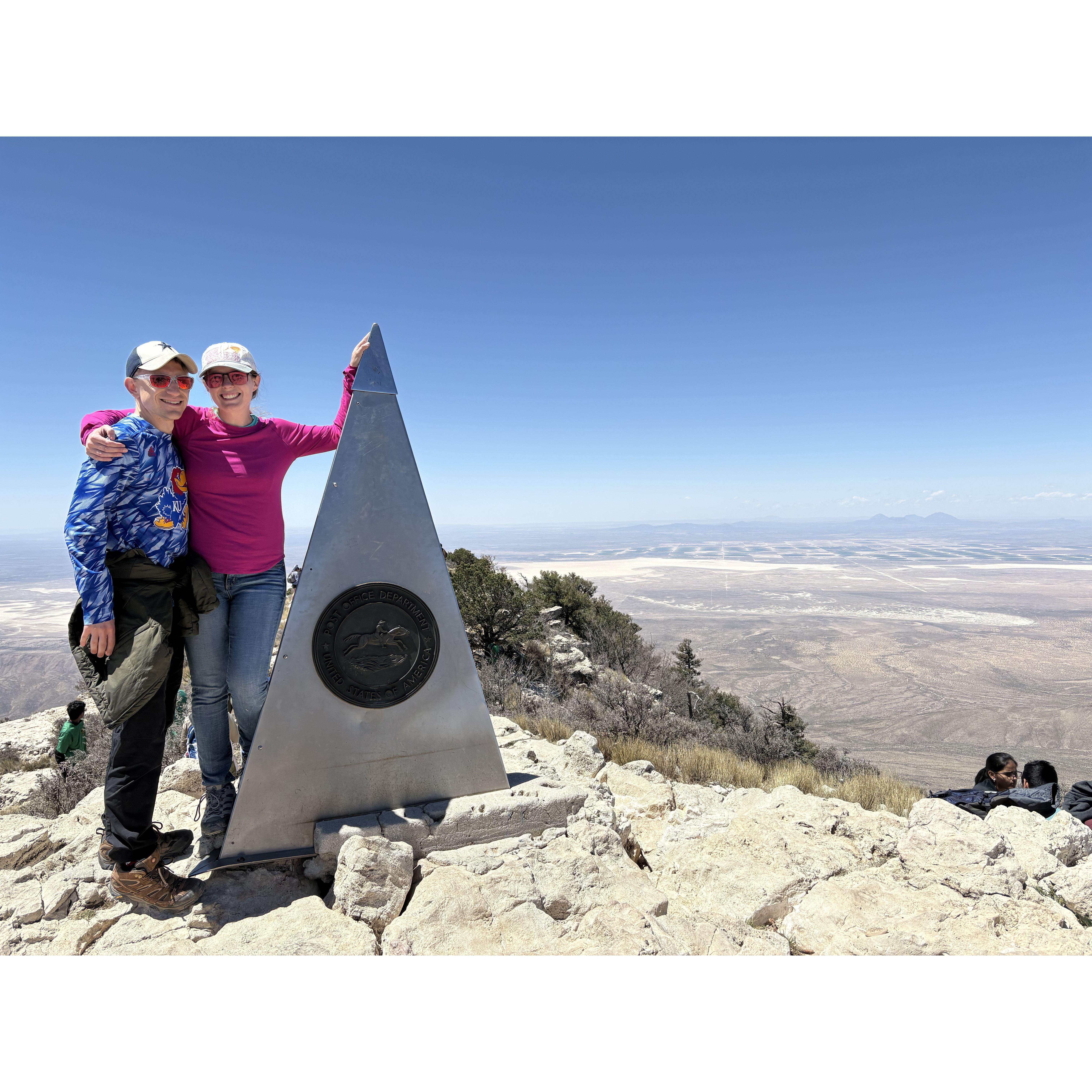Climbed to the top of Texas - Guadalupe Peak