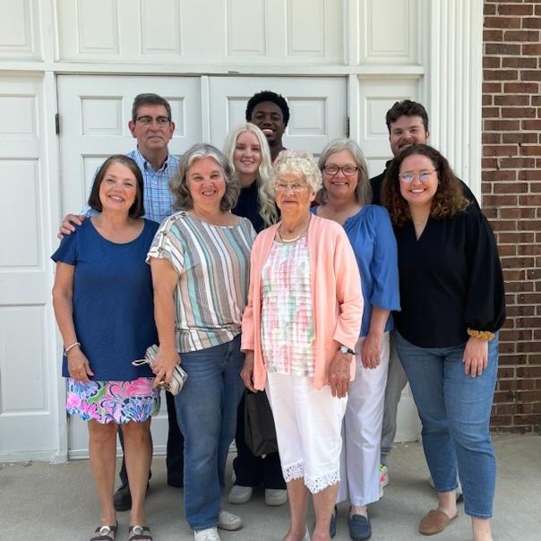 Celebrating Mamaw Taylor’s 83rd birthday at the Glitz with the whole family.