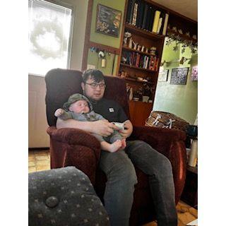Alex and our nephew/ring barer Draxton