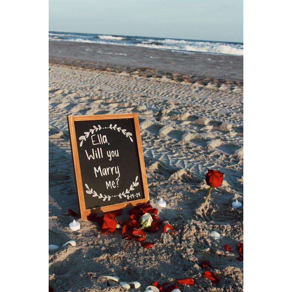 The engagement setup! Obviously, I said yes!