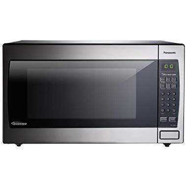 Panasonic Microwave Oven NN-SN966S Stainless Steel Countertop/Built-In with Inverter Technology and Genius Sensor, 2.2 Cu. Ft, 1250W