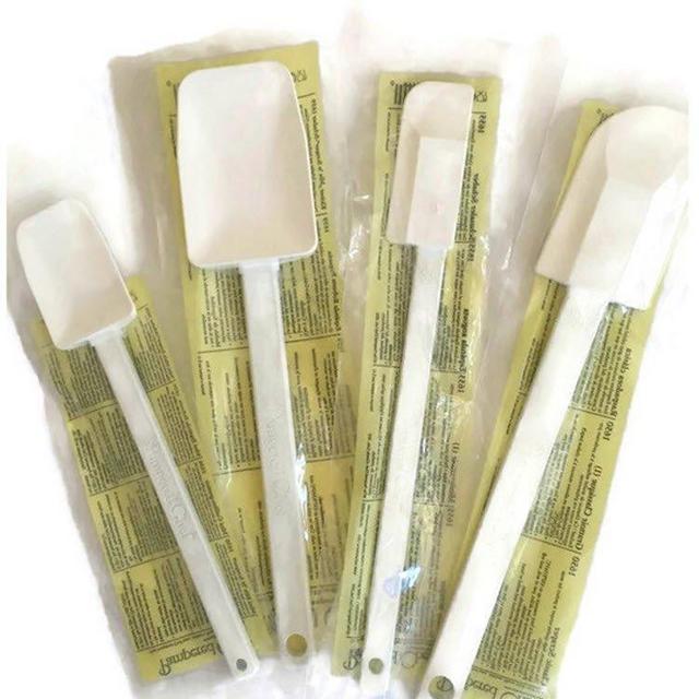 Spatula Scraper Set Heat-Resistant Silicone by Pampered Chef Baking Utensils for Kitchen-Aid Mixer Jar Mix N Scraper