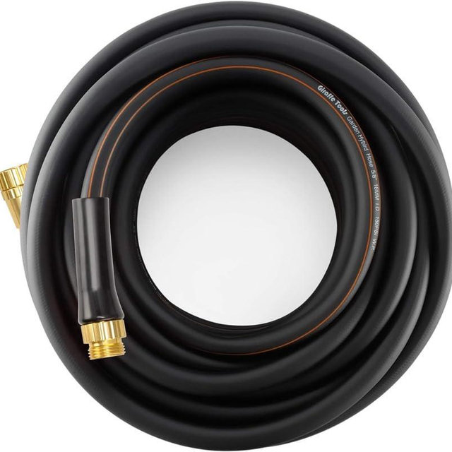 Giraffe Tools Garden Hose 50ft x 5/8", Water Hose Heavy Duty, Flexible, Lightweight Hybrid Hose, Male to Female Fittings