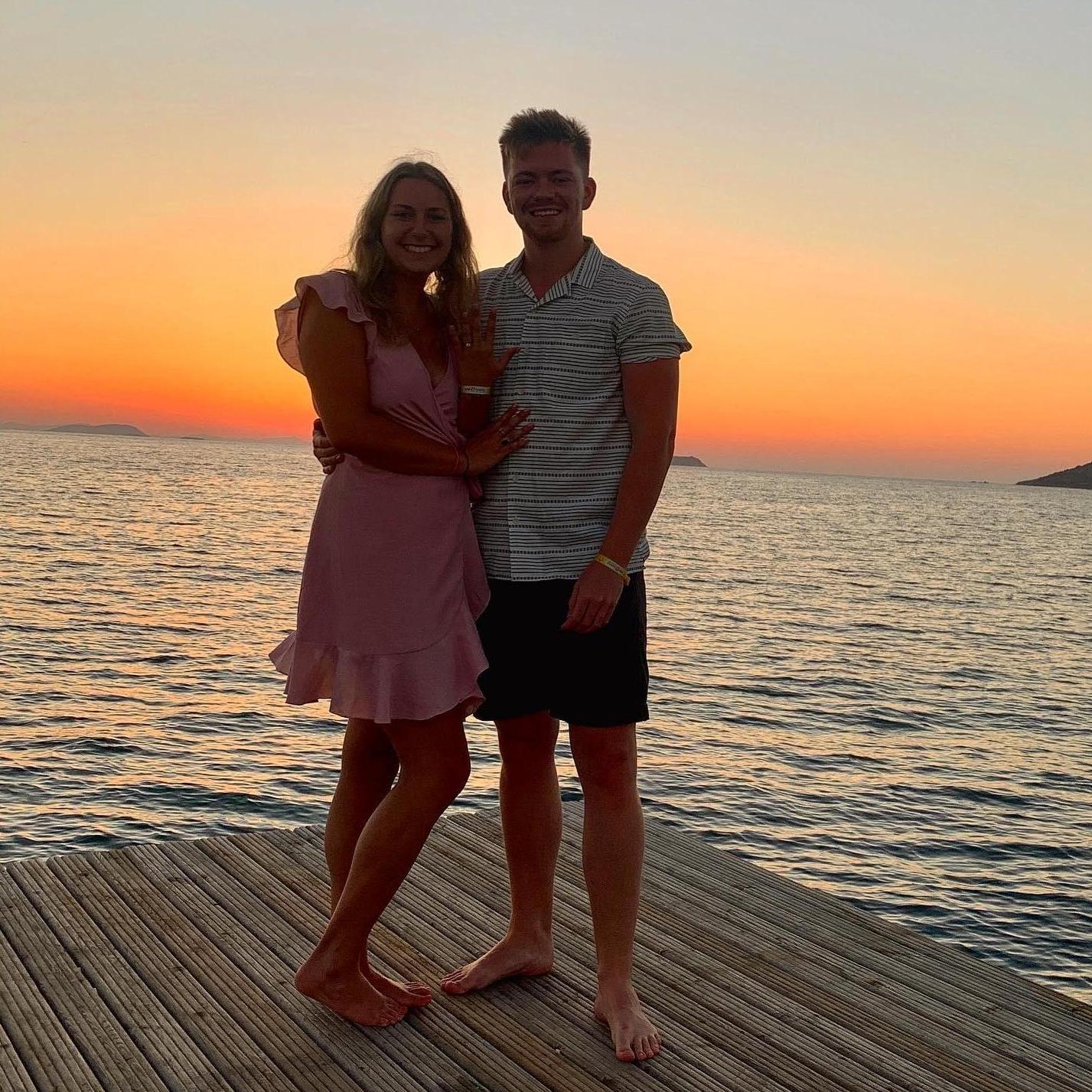 Bodrum, Turkey
07/19/2020
The proposal! This is where Ryan popped the question. It was another beautiful sunset and we will forever cherish this moment. A local fishman took some photos for us.