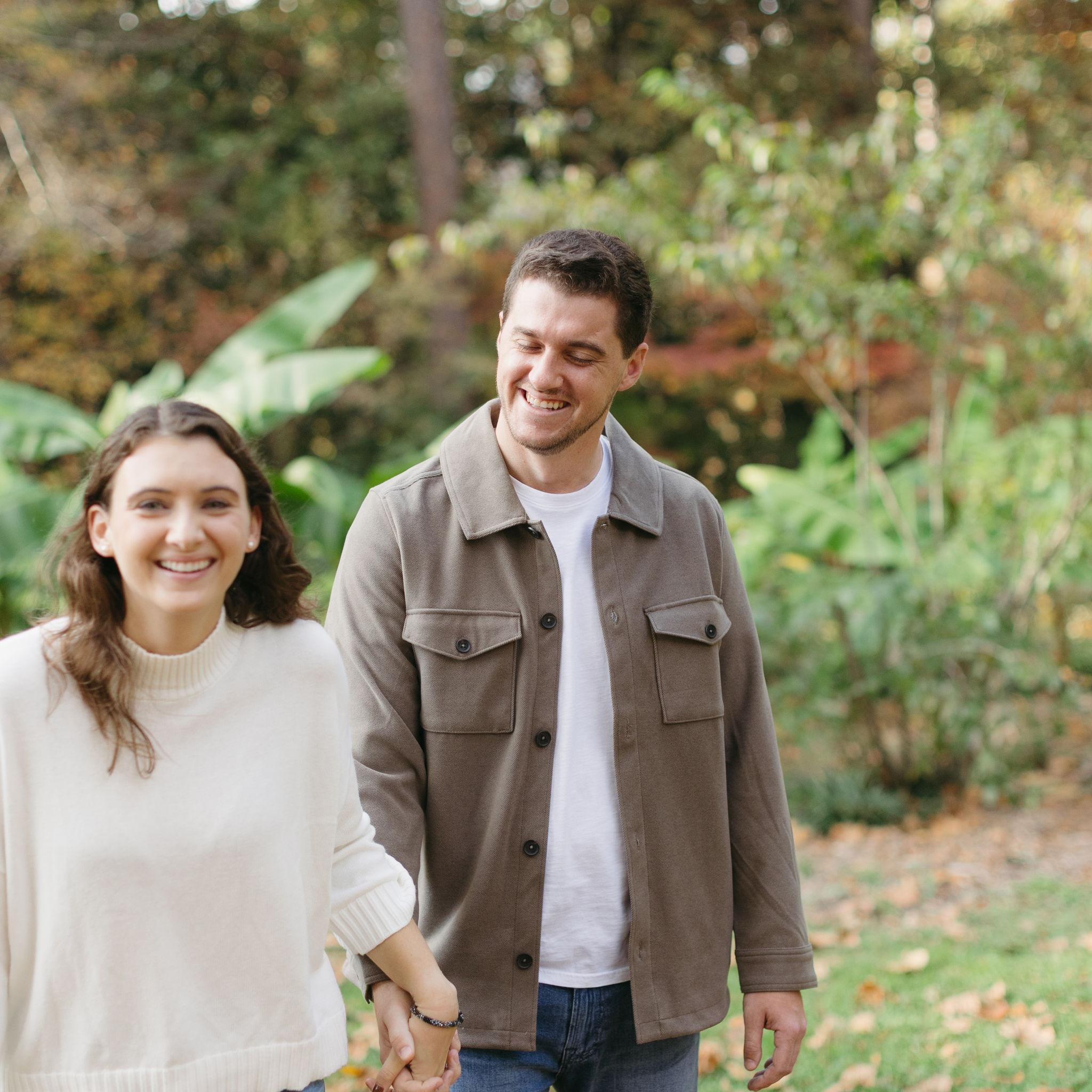 November 2025 - our engagement shoot at Duke Gardens!