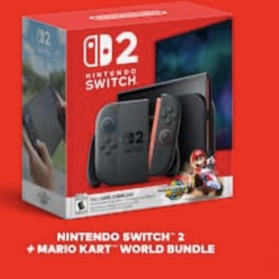 Switch 2 + Mario Kart World Bundle - Nintendo Switch 2