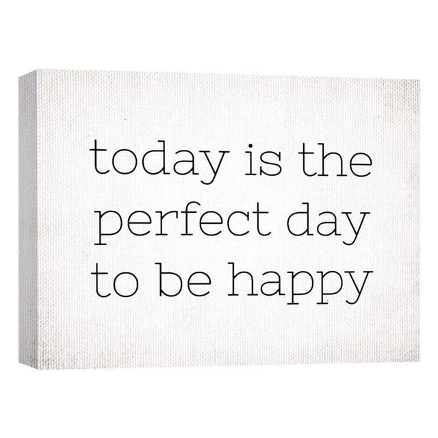 11" x 14" Today Is The Perfect Day Decorative Wall Art - PTM Images
