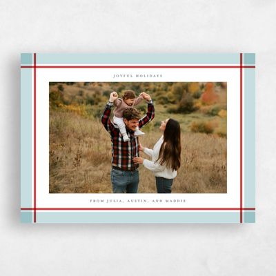 Iceberg, Blue Holiday Card - Rockland