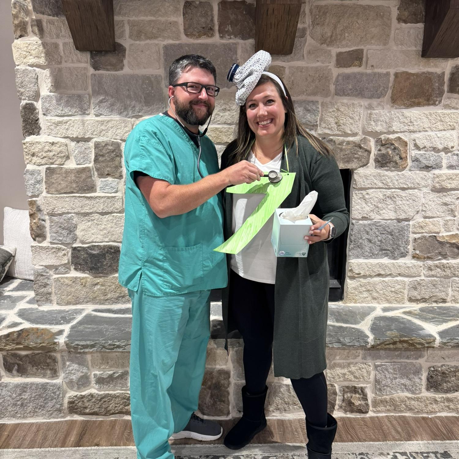 Halloween- a sick Seven and a nurse practitioner