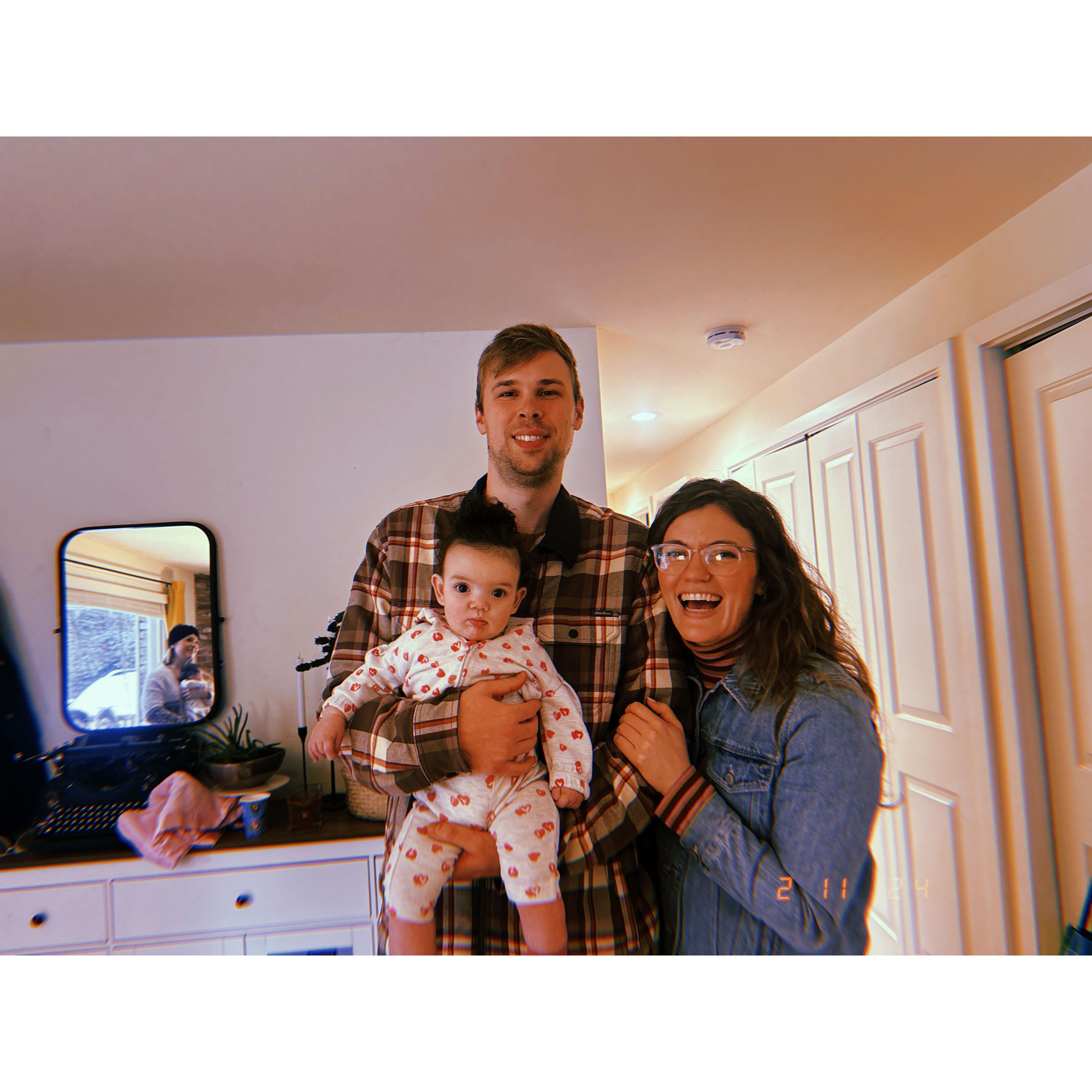 With our niece, Annie.