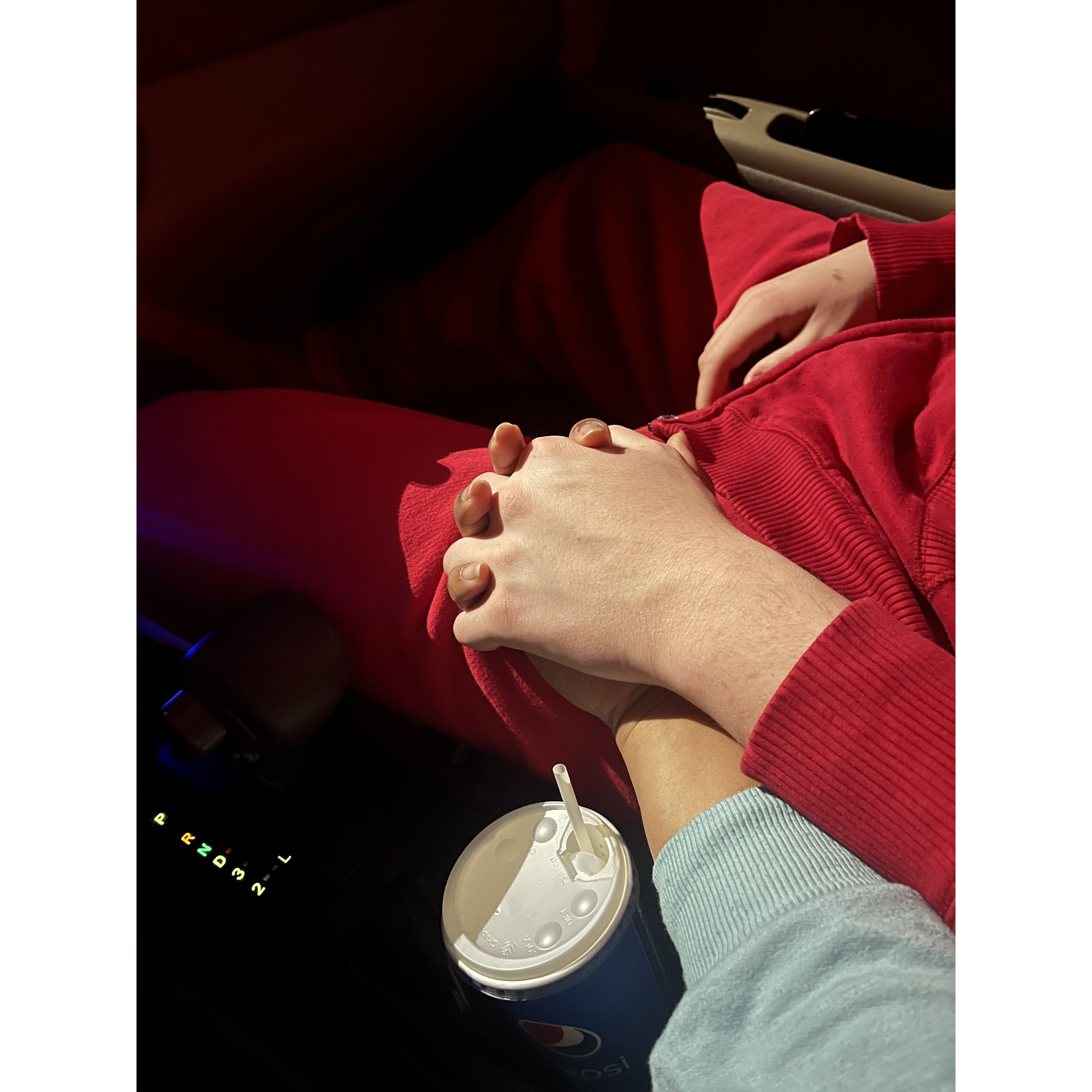 (December 18, 2023):  Christmas dates are the best dates. Hot cocoa, lights, movies. Such happy times!