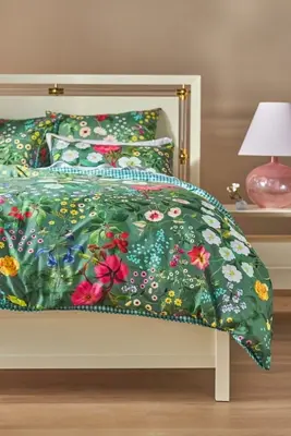 The Organic Cotton Printed Sateen Duvet Collection by Maeve