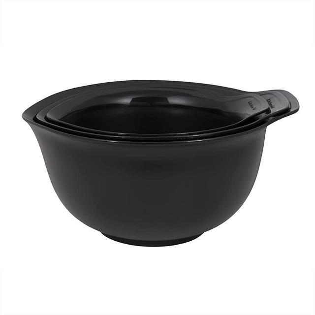 KitchenAid Universal Mixing Bowls, Set Of 3, Black