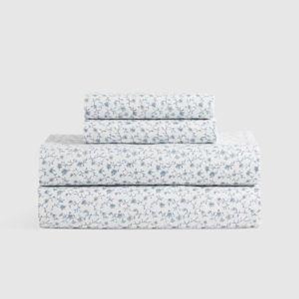 Organic Crisp Percale Sheet Set - King