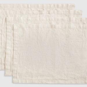 European Linen Placemat (Set of 4) in Flax