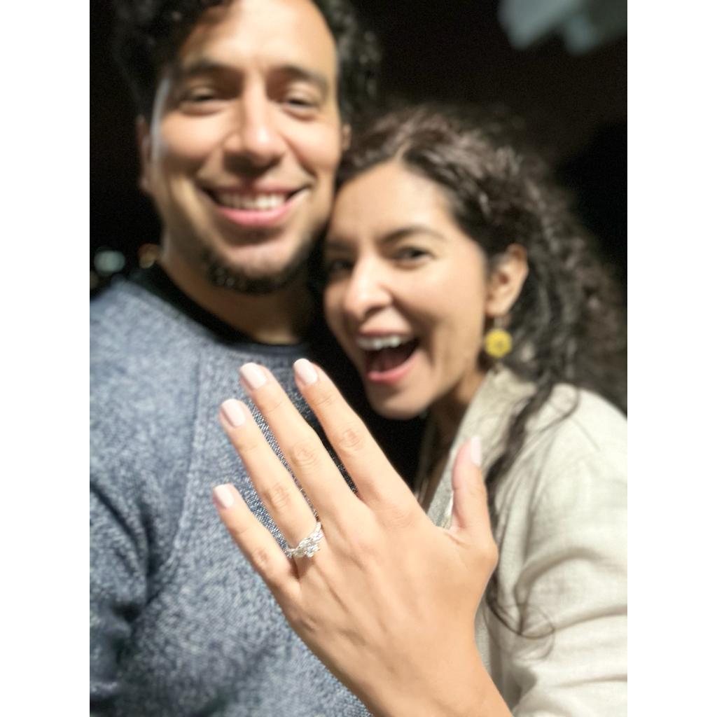 The day Carlos asked, and Jen said "Siiiiiiiiiii!"
