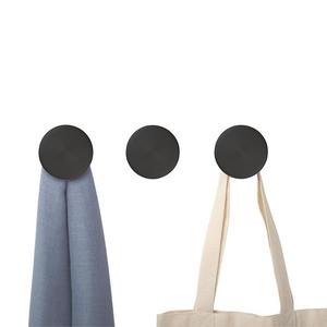 Umbra Matte Black Round Cappa Hooks