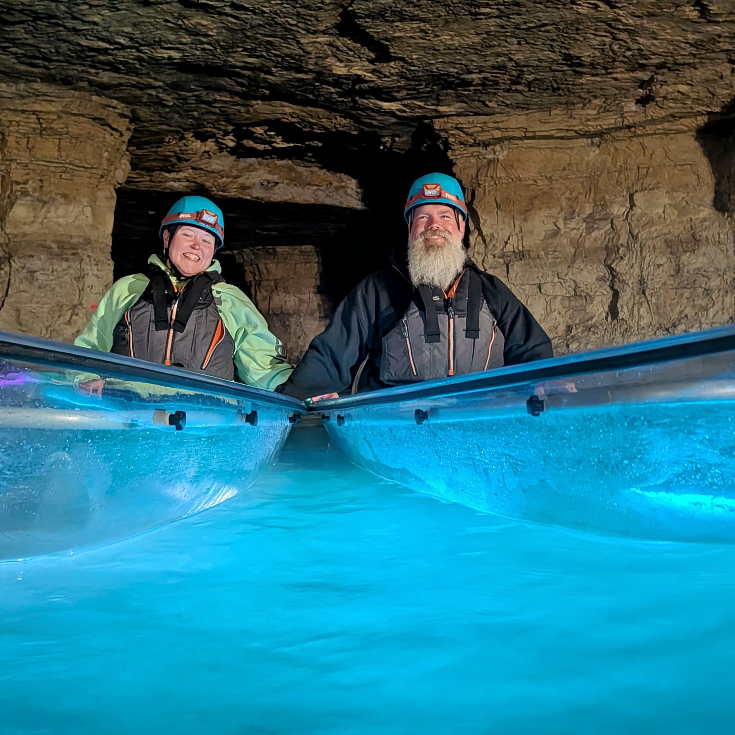 Kayaked in a cave in Kentucky. Coolest trip ever!