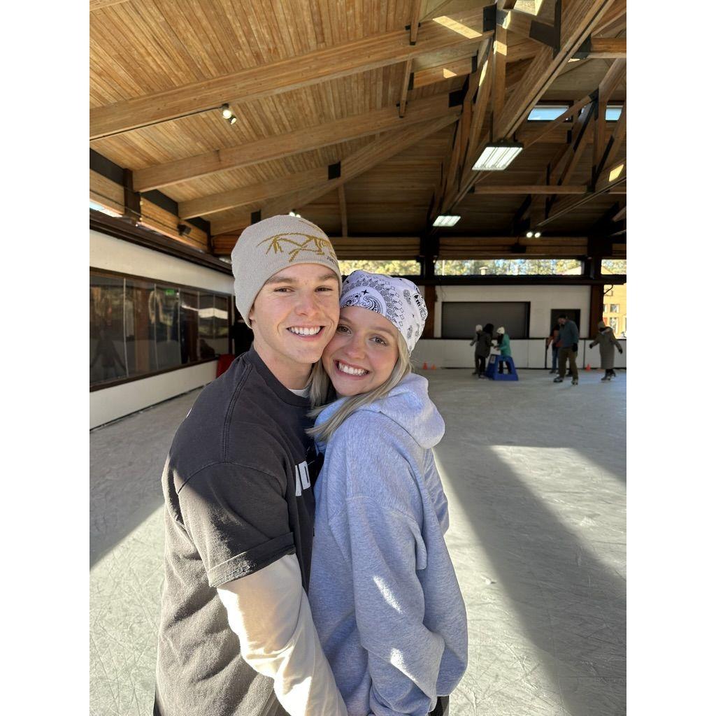 After we got engaged!