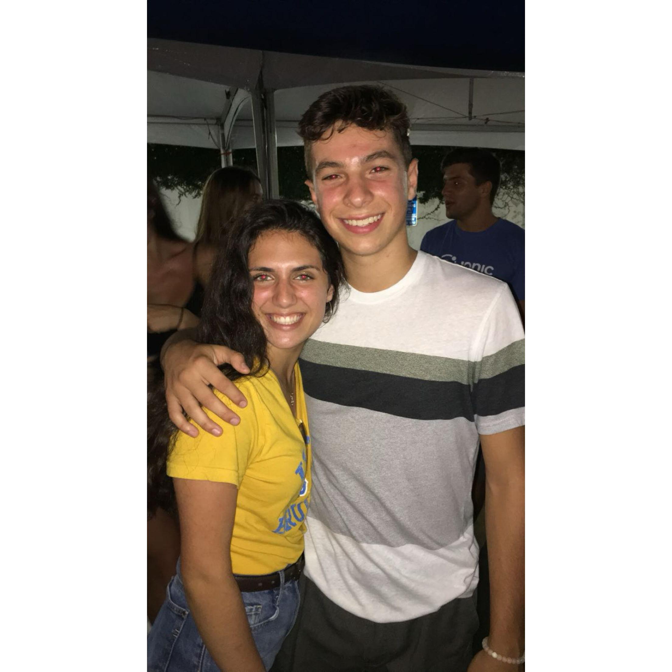 Our very first picture - September 3, 2017