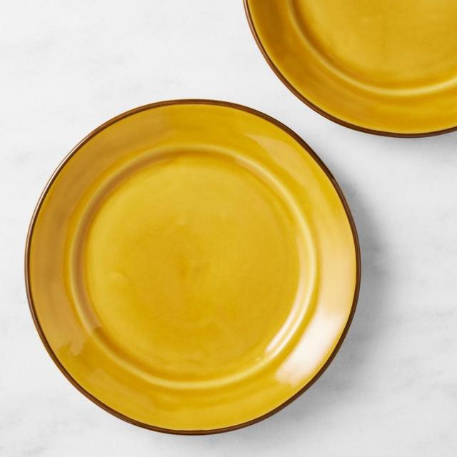 Provencal Salad Plates, Set of 4, Yellow