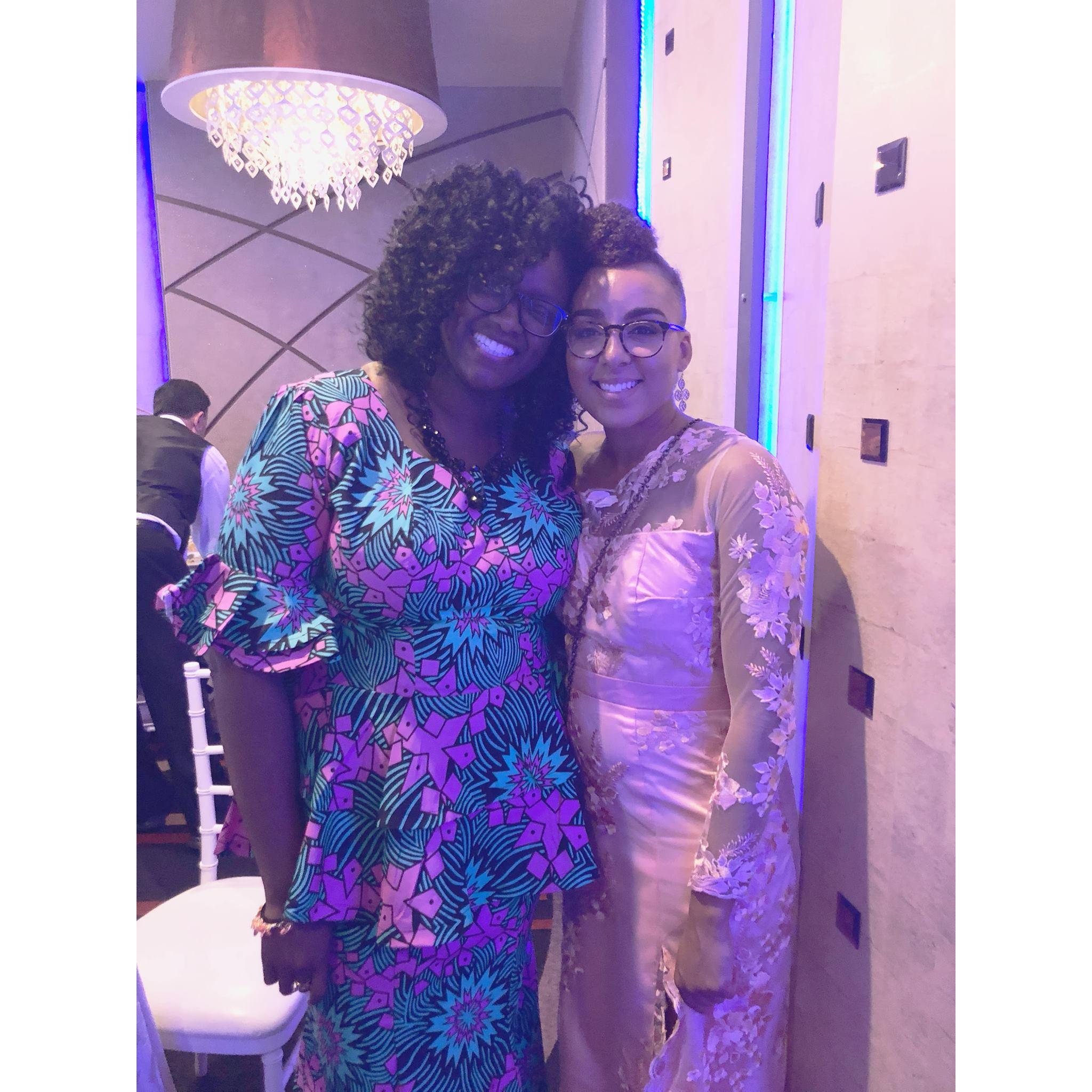 Ankara print (left) or lace (right) both are swell!