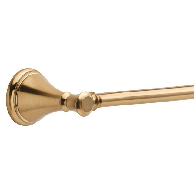 DELTA Cassidy Towel Bar, Champagne Bronze Bathroom Towel Holder, Bathroom Accessories, 79724-CZ