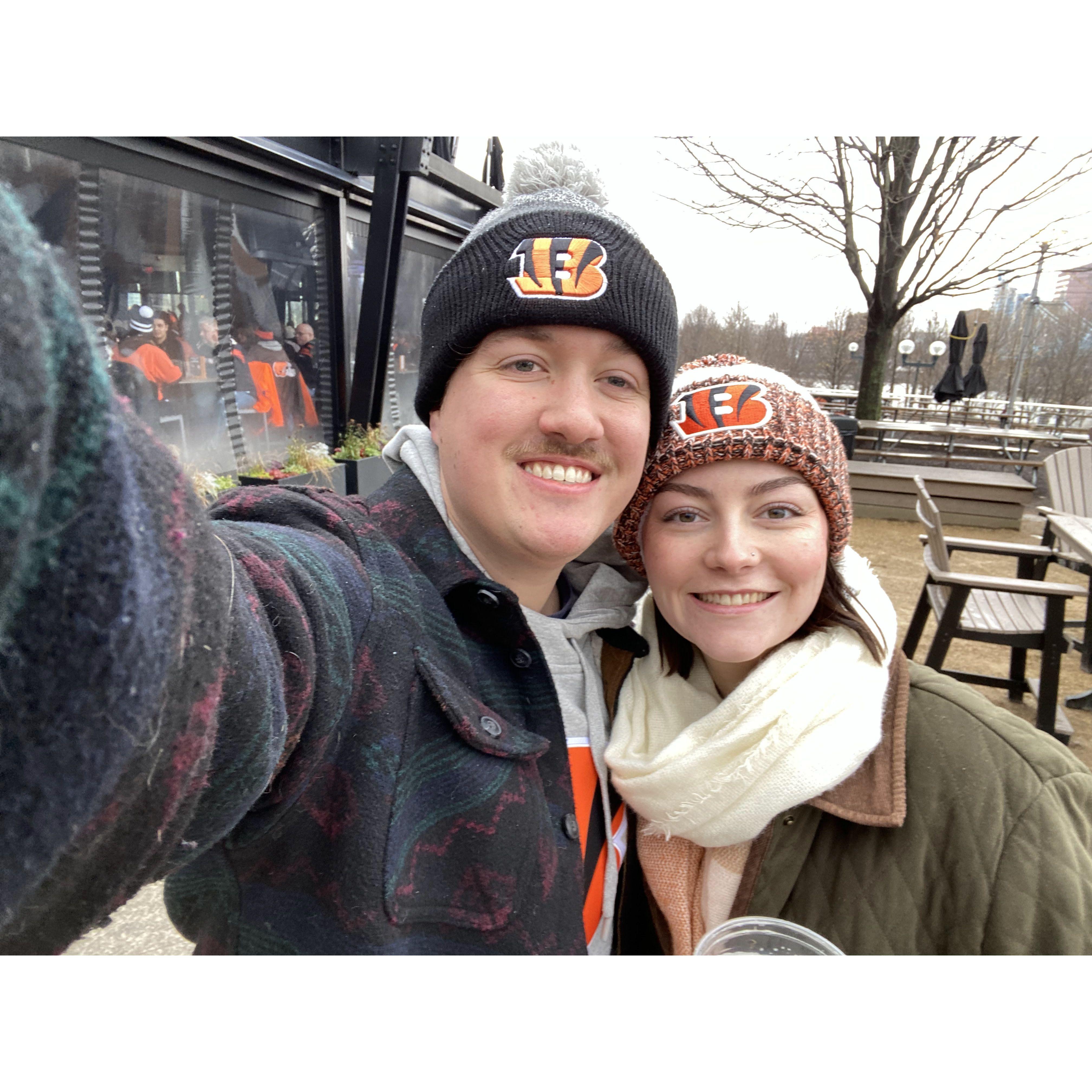 at a bengals game