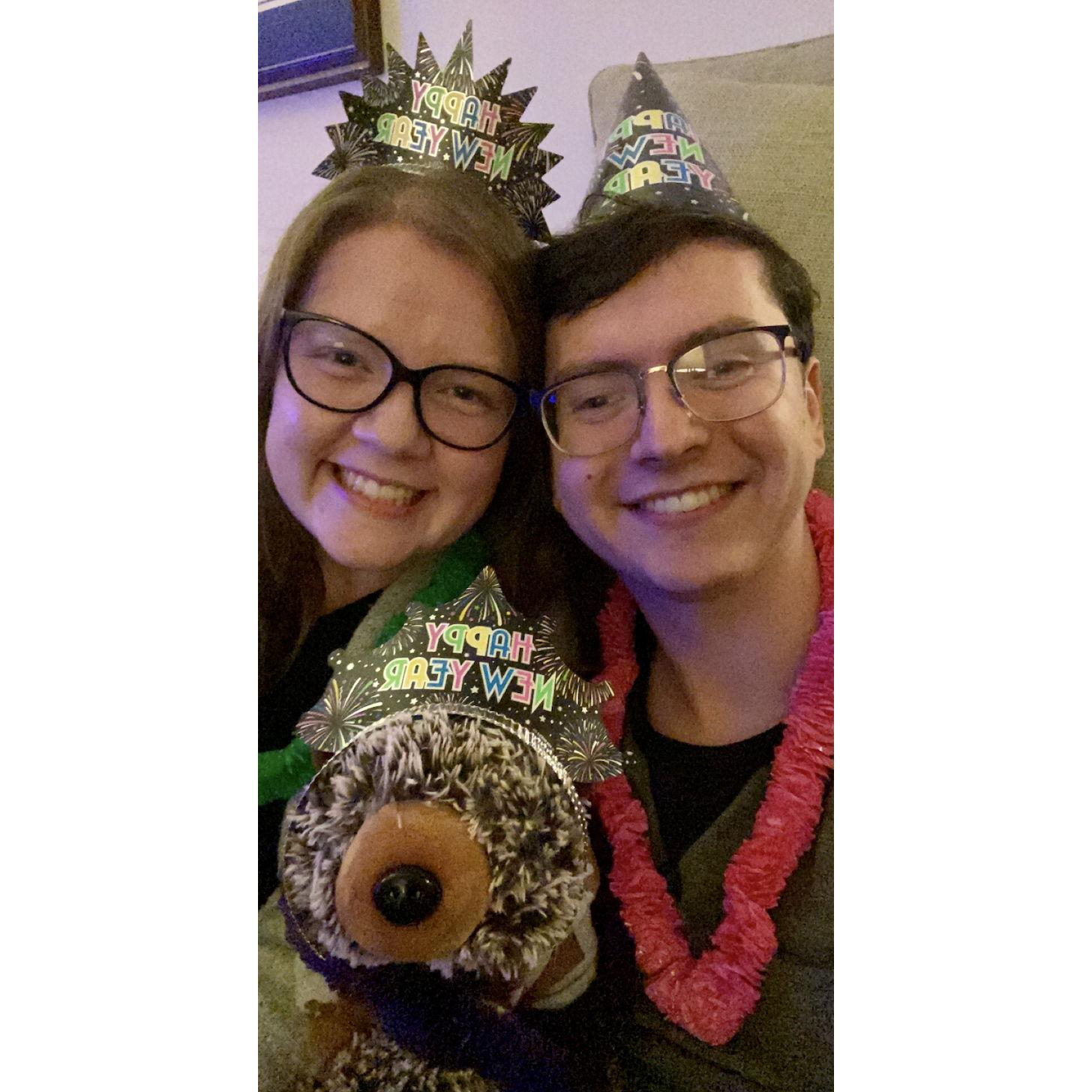Our second New Year's featuring Wendy at the Bergers!