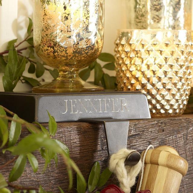 Simple Stocking Holders, Bronze