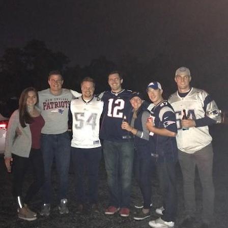 Patriots Home Game with the O'Connors!