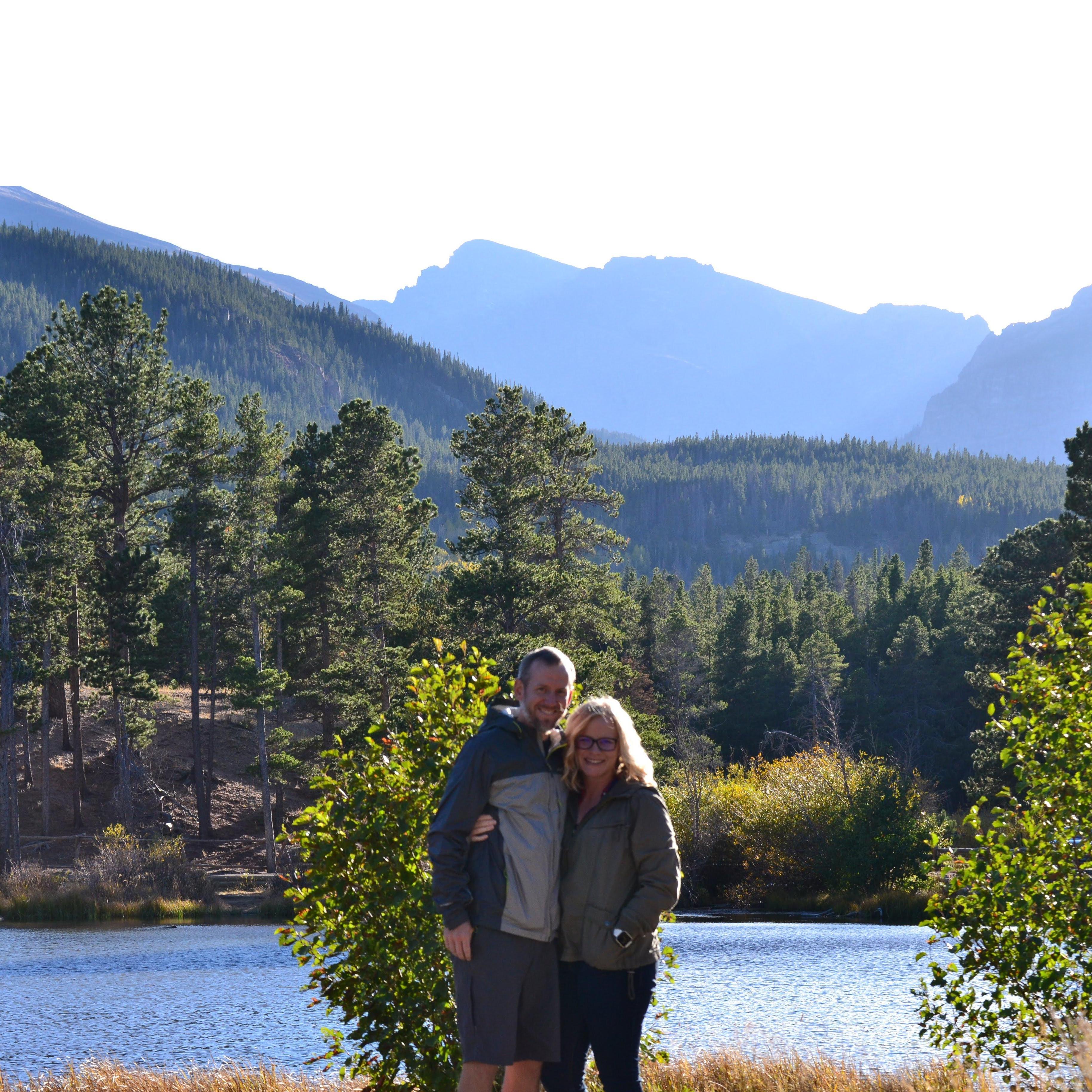 This was taken in Estes Park while Elk Watching with our friends, Emily and Curt.