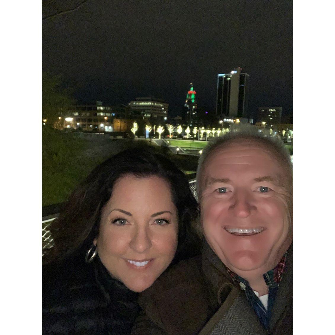 One of our first dates in Fort Wayne 2020