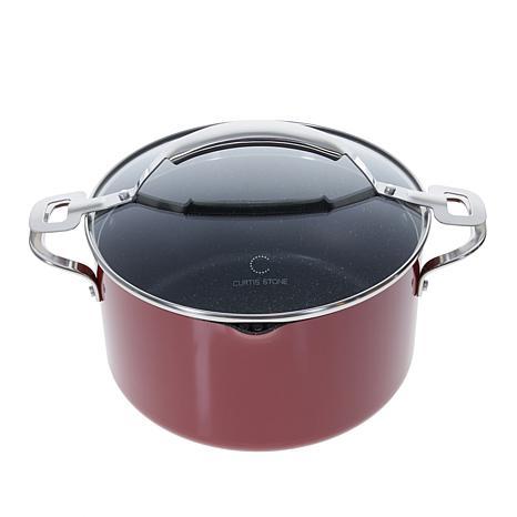 Curtis Stone Dura-Pan Nonstick 6-Quart Straining Stock Pot