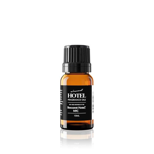 AirScent Hotel Diffuser Oil Inspired by The Baccarat Hotel Scent - Love Affair Fragrance Oil No. 1023 for Ultrasonic and Waterless Diffusers and Crafting - 10 mL, 0.34 fl oz Glass Bottle with Dropper