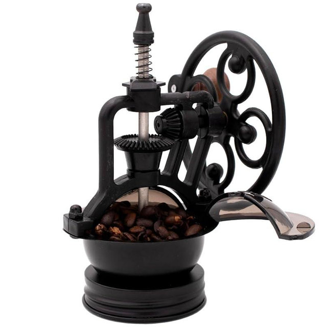 Vintage Reproduction Manual Coffee Grinder for Regular Mouth Mason Jars