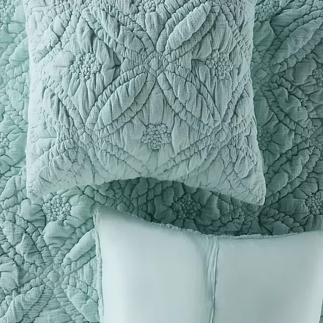 Everly Cotton Floral Euro Sham