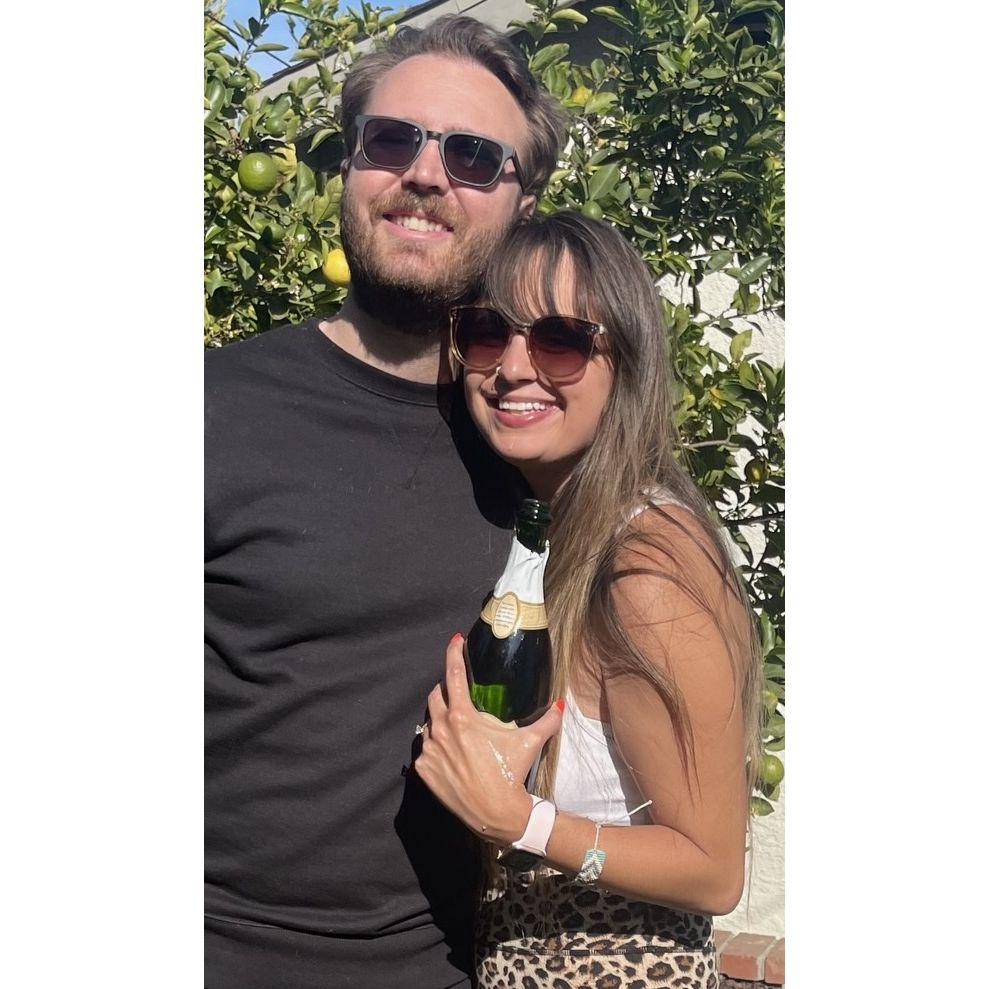 Celebrating the purchase of our first home!!