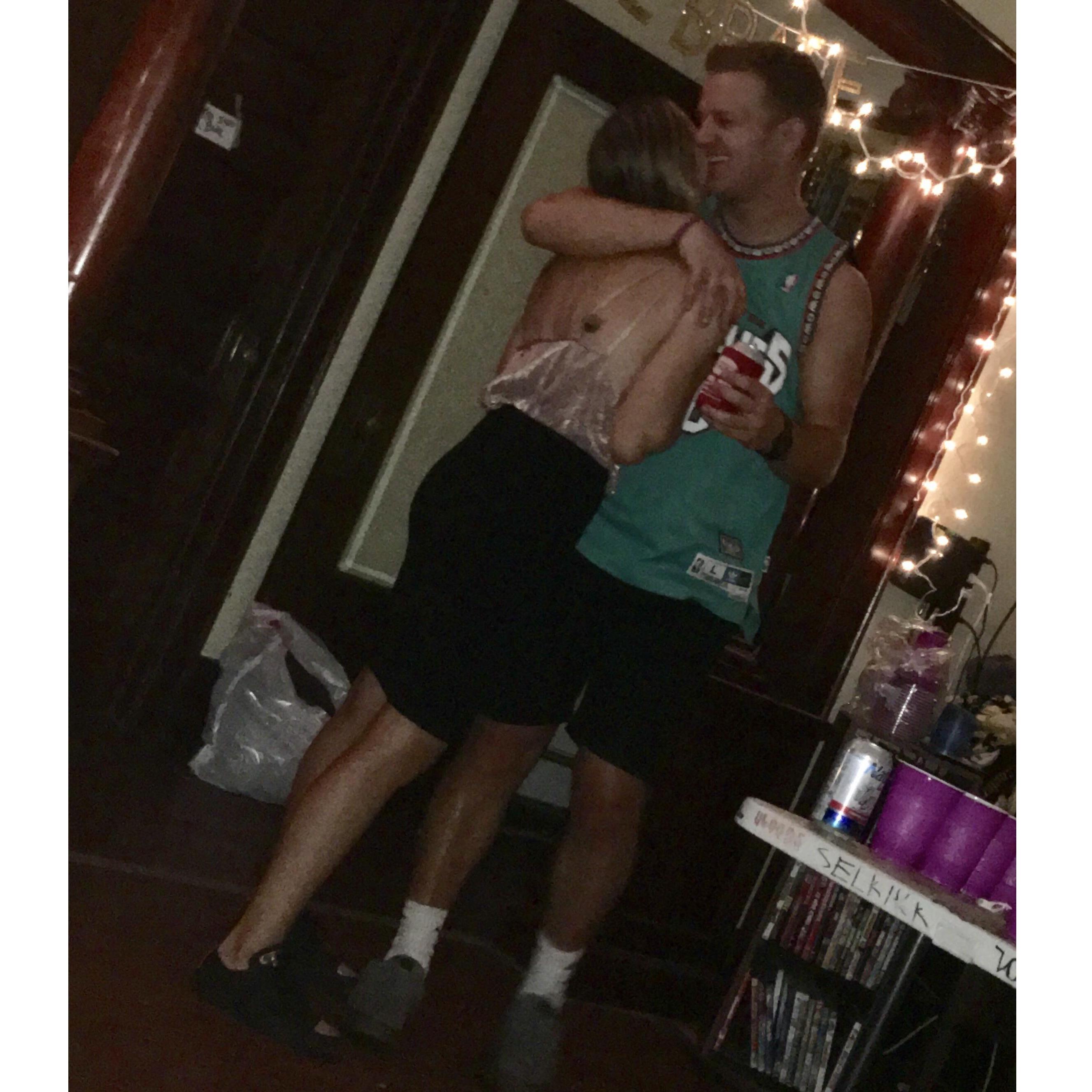 AJ was living in Texas this summer but came to visit me for my 21st birthday.