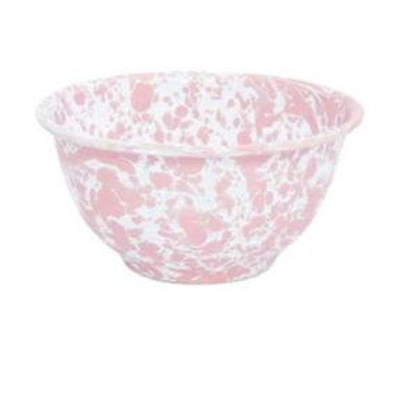 Splatter Small Footed Bowls, Set of 4 - Pink