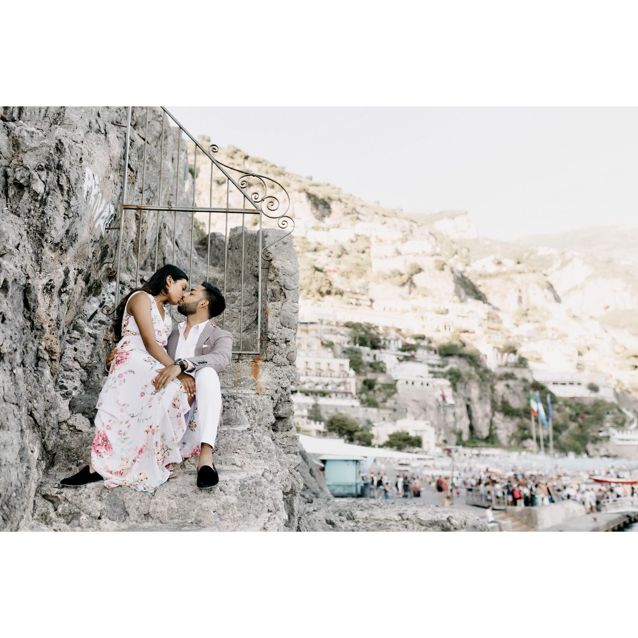 Pictures from our engagement shoot in Positano.