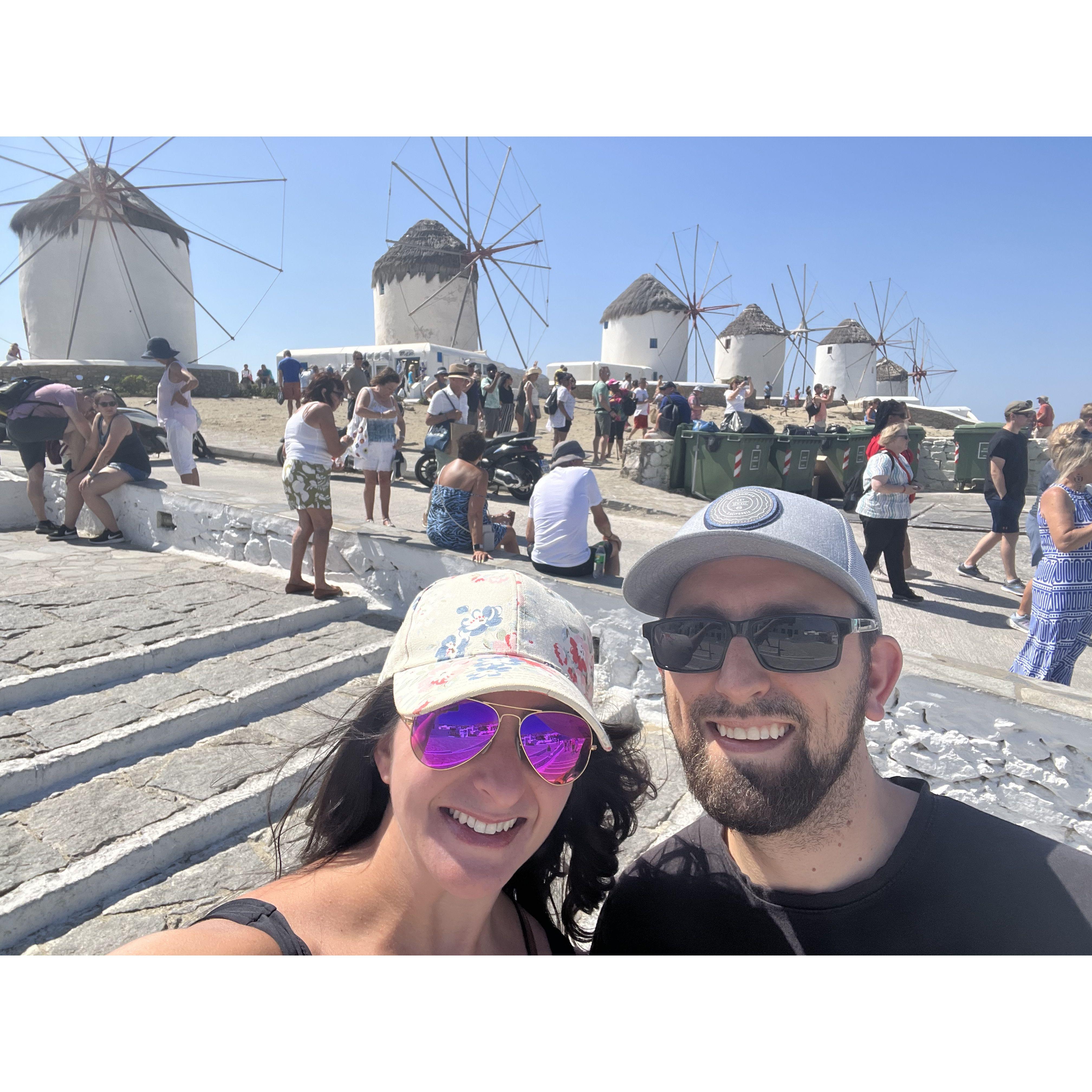 Windmills in Mykonos